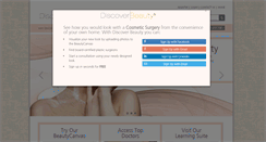 Desktop Screenshot of discoverbeauty.com